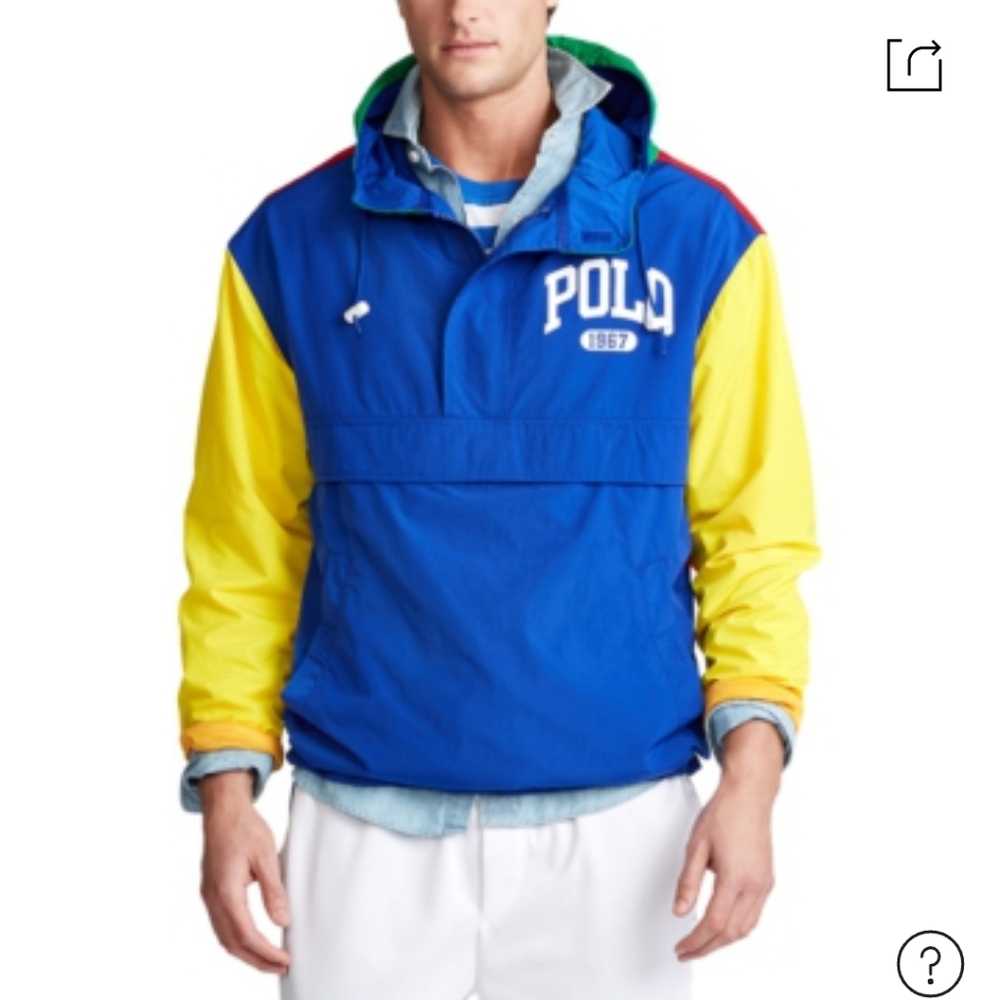 Polo 1967 Colorblock Windbreaker sz Small & Medium
